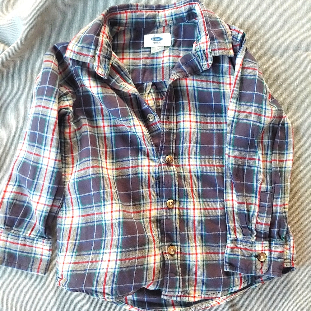 Old Navy Flannel Button Down Shirt